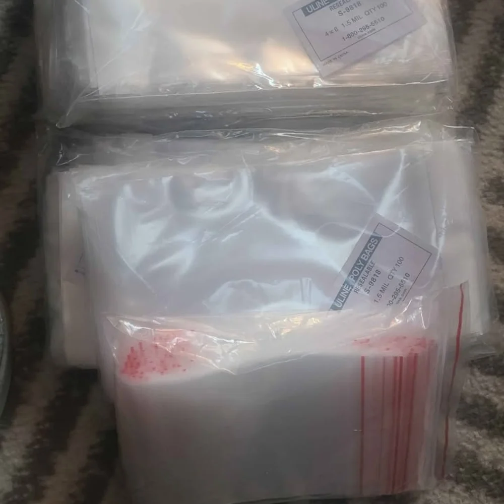 ULINE Clear Resealable Poly Bags - 4 X 6 - 1.5M - 900 Bags
